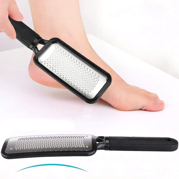 Masteelf Stainless Steel Pedicure Tool for Foot Care with Comfortable Handle Remover Black 1 Piece
