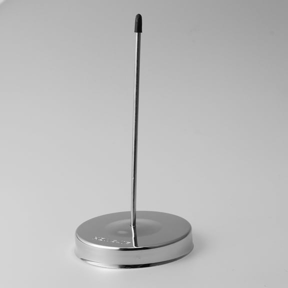 Masteelf Stainless Steel Receipt Holder for Office Dark Grey Memo Holder with Straight Rod 2pcs