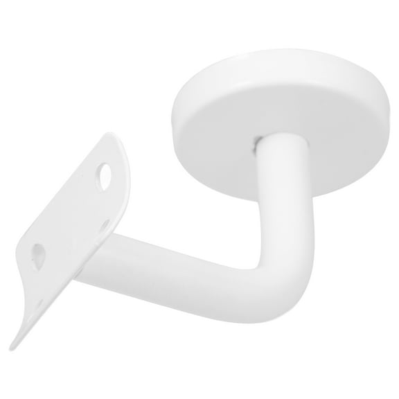 OFFIGAM Durable Stainless Steel Stair Railing Bracket with Adjustable Angle White Finish