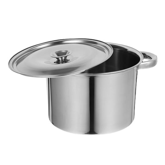 Masteelf Stainless Steel Stew Pot With Lid Soup Cooking Pot Kitchen Stew Pot Stockpot With Cover Thick Boiling Stock Pot Kitchen Gadget