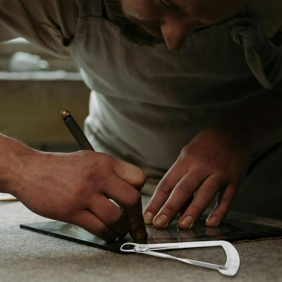 Masteelf Stainless Steel Thickness Gauge Caliper for Measuring Use Silver Color 0.1mm Precision