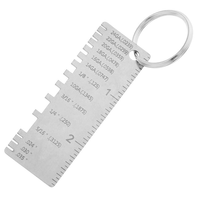 Masteelf Stainless Steel Welding Tool Gauge Inspection Tool Wire ...