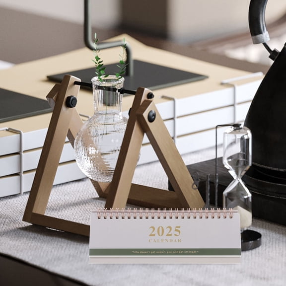 Masteelf Standing Calendar Desk Stand Up Calendar Long Desk Calendar Office Calendar Decor Classroom Flip Calendar Small Calendar