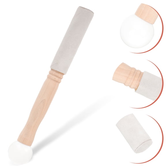 HEATSHAKING Sound Bowls Singing Bowl Mallet Striker Multi 1 Set 10.6x1.6x1.6in Wooden