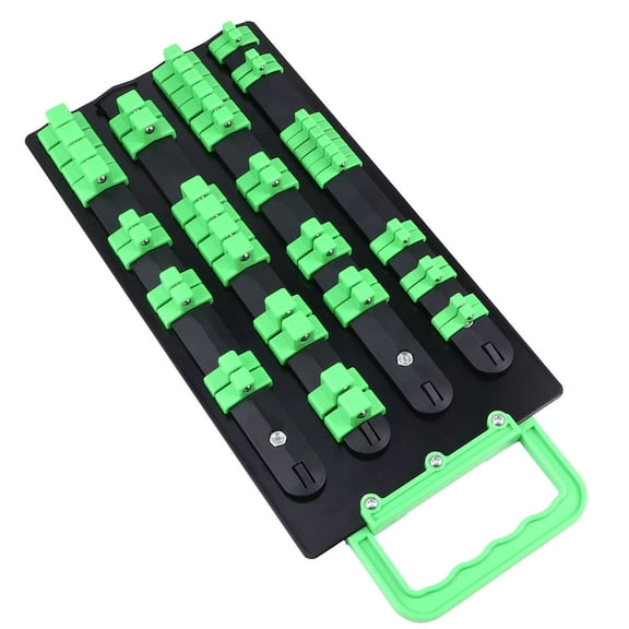 LOLIPPYY Socket Wrenches Holder Use Green ABS 48-Pcs