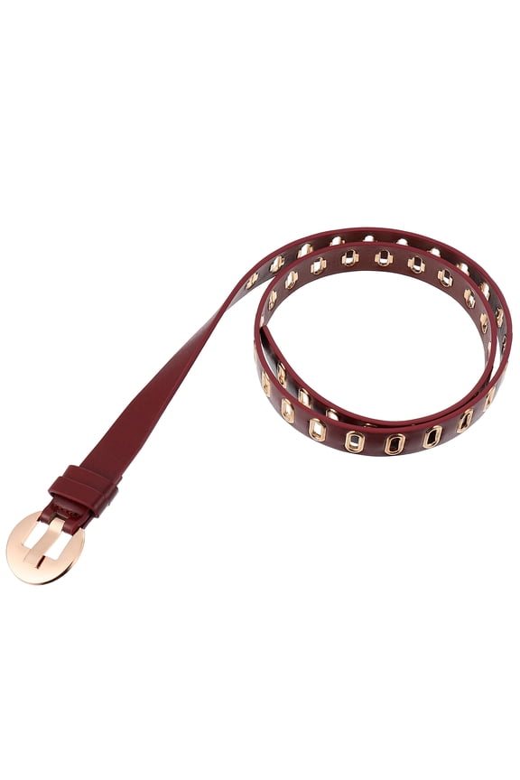 Women's Studded Belt for Dance, Stylish Outfits, Trendy Accessory, Adjustable Fashion Waistband