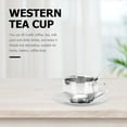 thumbnail image 1 of Masteelf Sturdy Stainless Steel Tea Cup Set for Home Use in Silver Color with Smooth Design and Comfortable Grip 1 Set, 1 of 7
