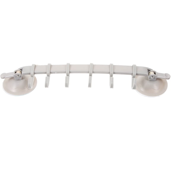 Masteelf Adjustable Cup Hook Rack with Strong Hold, Hook Holders, 32 x 7.5 x 6.8 CM Kitchen Storage Organizer