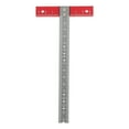 thumbnail image 1 of Masteelf T Ruler Measuring Ruler Aluminum Alloy Ruler Precision Carpenters Architects Square Ruler For Accurate Woodworking Drafting And Marking Tasks, 1 of 8