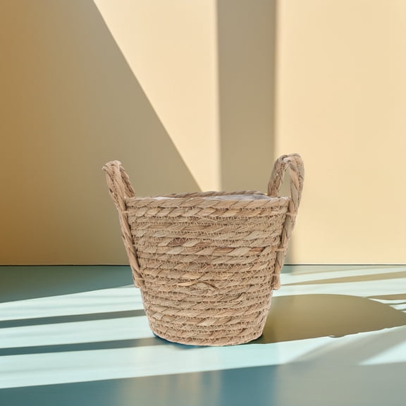 Masteelf  Tall Wicker Planters for Indoor Plants Pots Straw Flower Multipurpose
