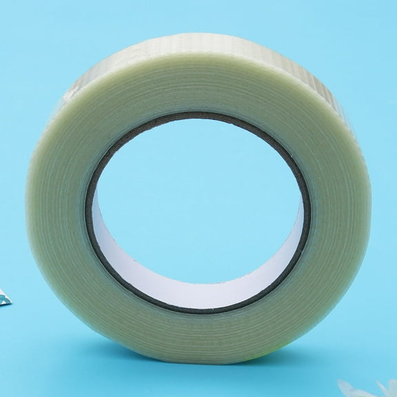 Masteelf Tape Strong Mesh Adhesive Tape Single Side Tape Packaging Tape for Bundling Fixing