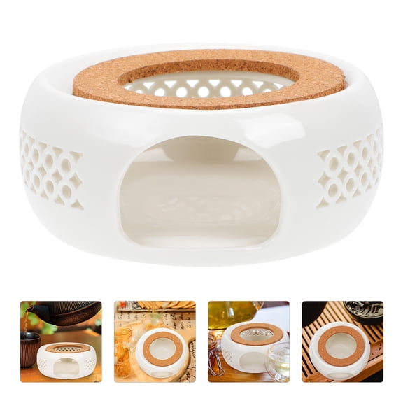 IDEANATEGRATE tea warmer Teapot Wood Heating Tea Lovers Dessert Shop 1Pack
