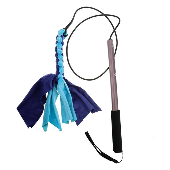 Masteelf Telescopic Dog Teaser Accessories Toy Squeak Dogs Puppy Cat Coffee