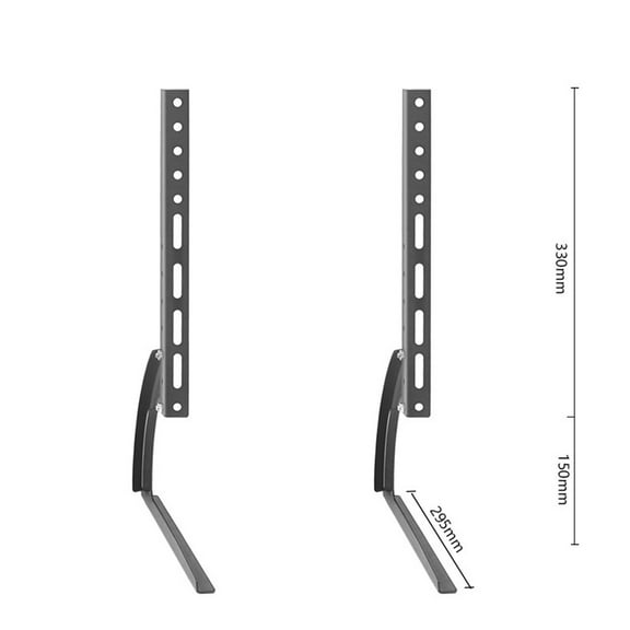 Masteelf Television Rack Base Metal Simple TV Stand Holder for Home Office Store (26-43inches, Small Size)