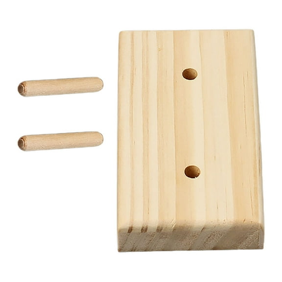 Masteelf Thread Rack Wooden Ribbon Holder Non-slip Laundry Board Crab Pencil Case