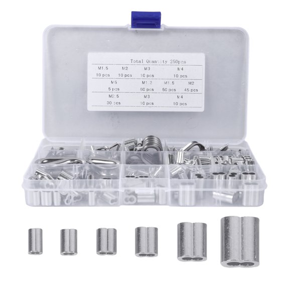 Masteelf  Throttle Ferrules Heart Ring Wire Rope Connectors