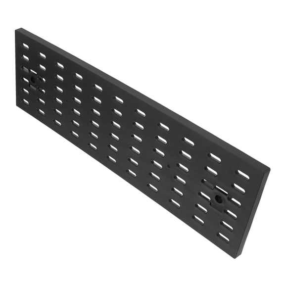 WRITWAA Black Plastic Pegboard Panel Wall Mount Pegboard Organizer for Tools
