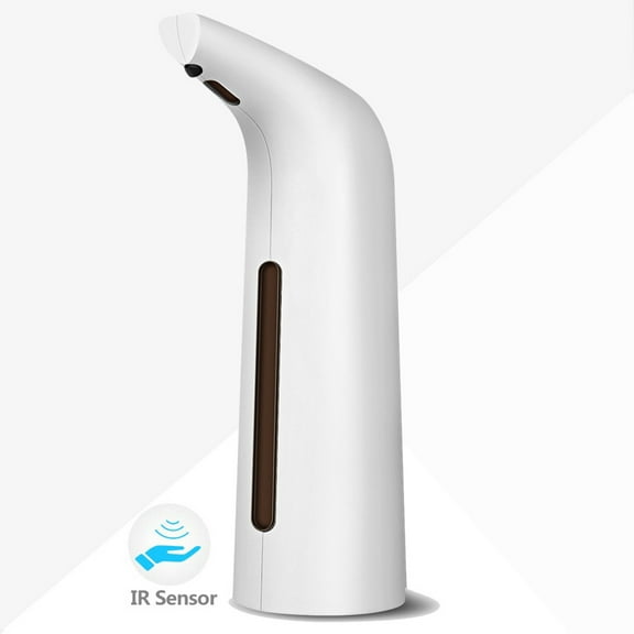 Masteelf Touchless Automatic Soap Dispenser with Motion Sensor Made of Durable ABS for Kitchens and Bathrooms White