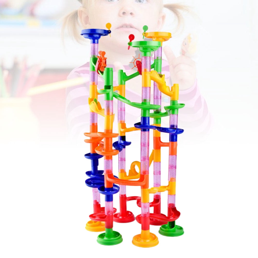 Masteelf Track Ball Building Blocks Boys and Girls Toys Engaging Marble ...