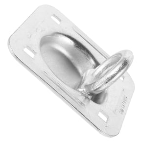 IDEANATEGRATE Galvanized Trailer Tie Down Anchor Plated Silver Flush Mount Handle for Secure Cargo Transport