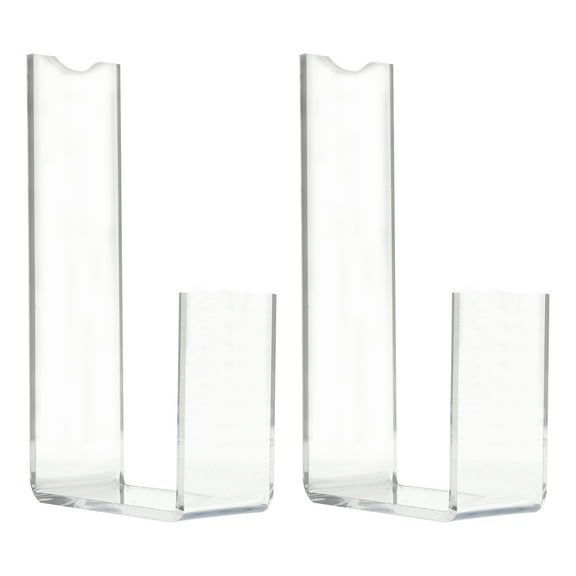 OFFIGAM Retail Shop Shoe Stand Shoe Display Stand Acrylic 2Pcs 7.07X3.54X1.77in