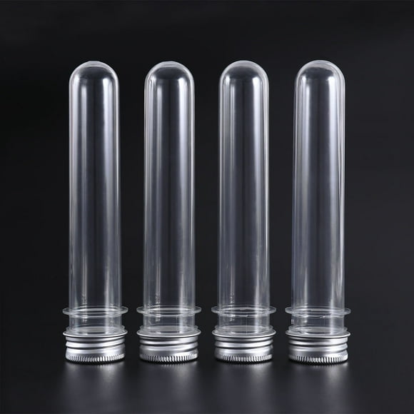 Masteelf Transparent Plastic Test Tubes with Caps for LongLasting Use Ideal for Holding 40ml