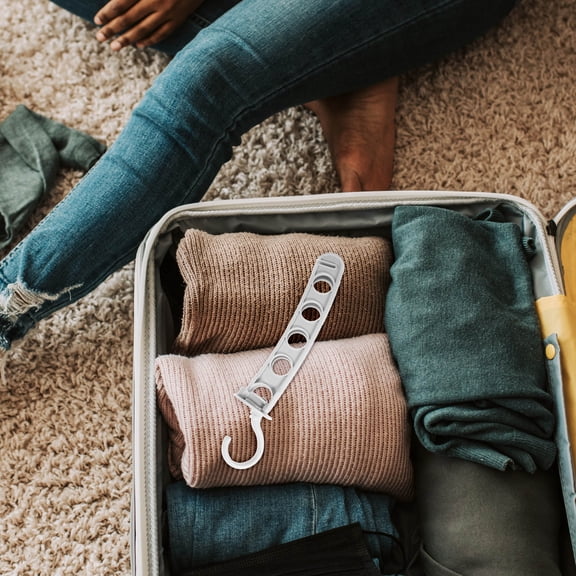 Masteelf Travel Hanger Folding Clothes Hanger Foldable Clothes Drying Rack For Travel Clothes Hanger For Home Travel Collapsible Hanger