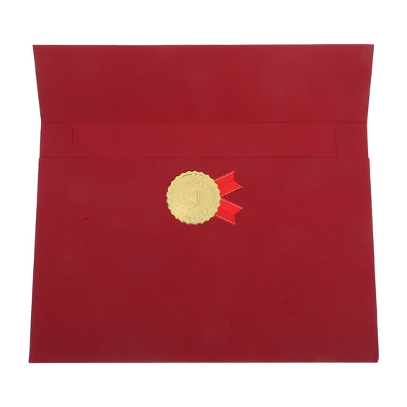 Masteelf Tri Fold Certificate Holders Certificate Folders Graduation Diploma Covers Gold Foil Achievement Stickers Document Covers Award Certificates Covers