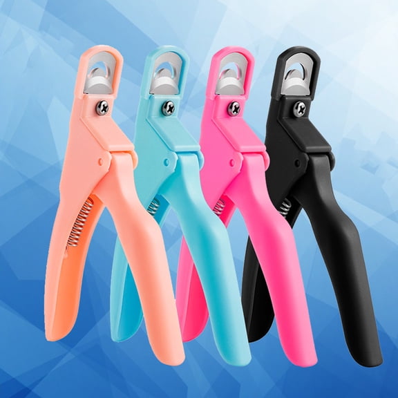 Masteelf U Shaped Nail Cutter with Ergonomic Design for Professional and Home Use Assorted Color Plastic and Stainless Steel