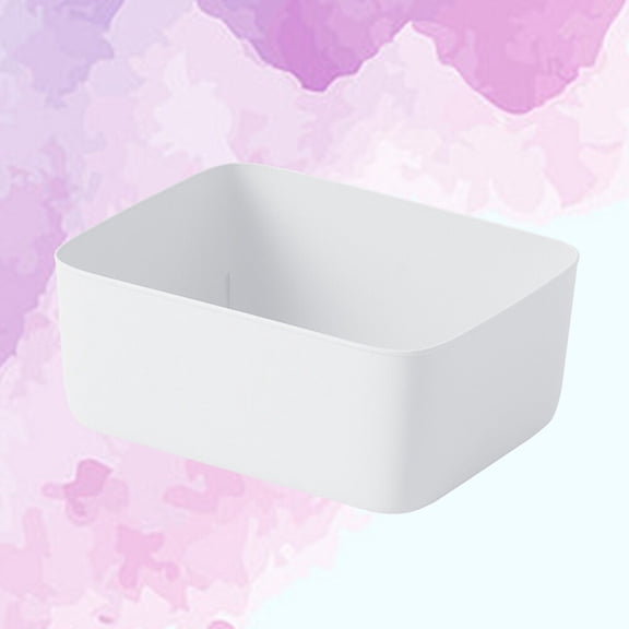 Masteelf Underwear Storage Box Plastic Storage Basket Stackable Storage Container for Bra Panties Socks(White)