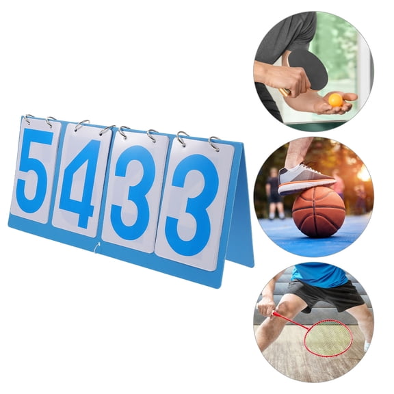 LOLIPPYY Professional Reusable Scoreboard with Clear Numbers and Sturdy Materials Convenient Sports Score Keeper