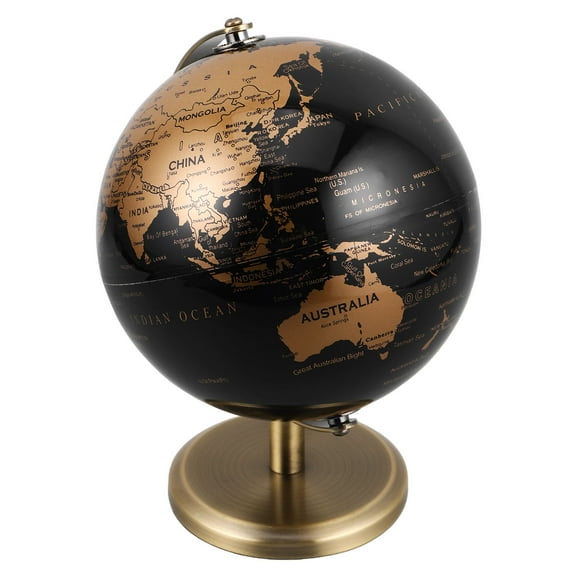 OFFIGAM Standing Globe Ornament Golden Metal Showcase Your Taste Versatile Use