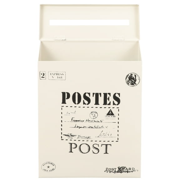 Masteelf Vintage Letter Mail Post Box Mailbox Letter Box Retro Post Box Small Metal Mailbox