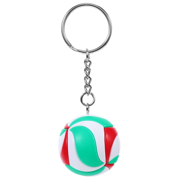 Masteelf Volleyball Keychain Stylish Sports Design Key Ring Pendant Backpack Decoration Unique Volleyball Accessories For School Carnival Reward Prizes