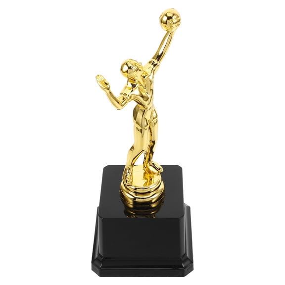 Masteelf Kids Volleyball Trophy Cups - Small Plastic Awards for Competitions, Participation Medals and Prize Trophies