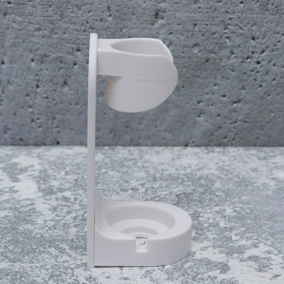 Masteelf Wall Mount Electric Toothbrush Holder with Storage Rack for Bathroom ABS Material Fits 90% Toothbrushes