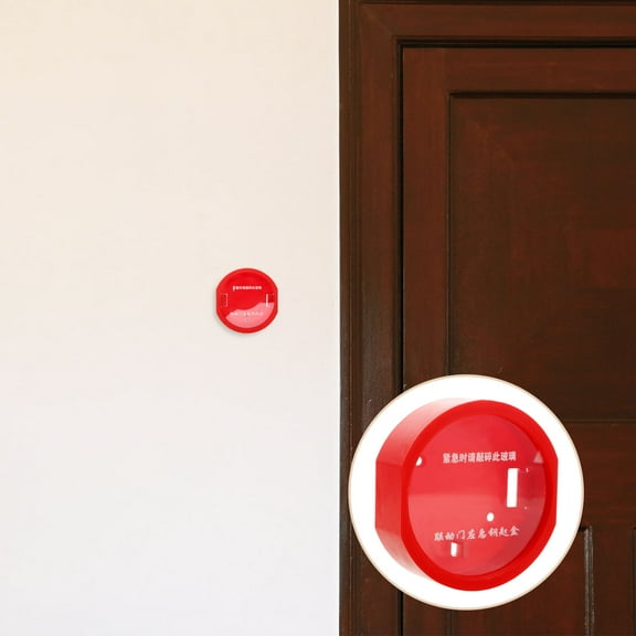Masteelf Wall-Mounted Emergency Key Safe Fire Safety Lock Box Emergency Door Lock Boxes Key Locker Wall Key Safe Container for Office