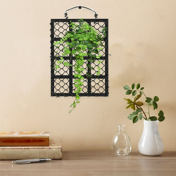 Masteelf Wall Mounted Plant Holder for Staghorn Ferns Orchids Space-Saving Planter for Home Decor in Living Room Balcony