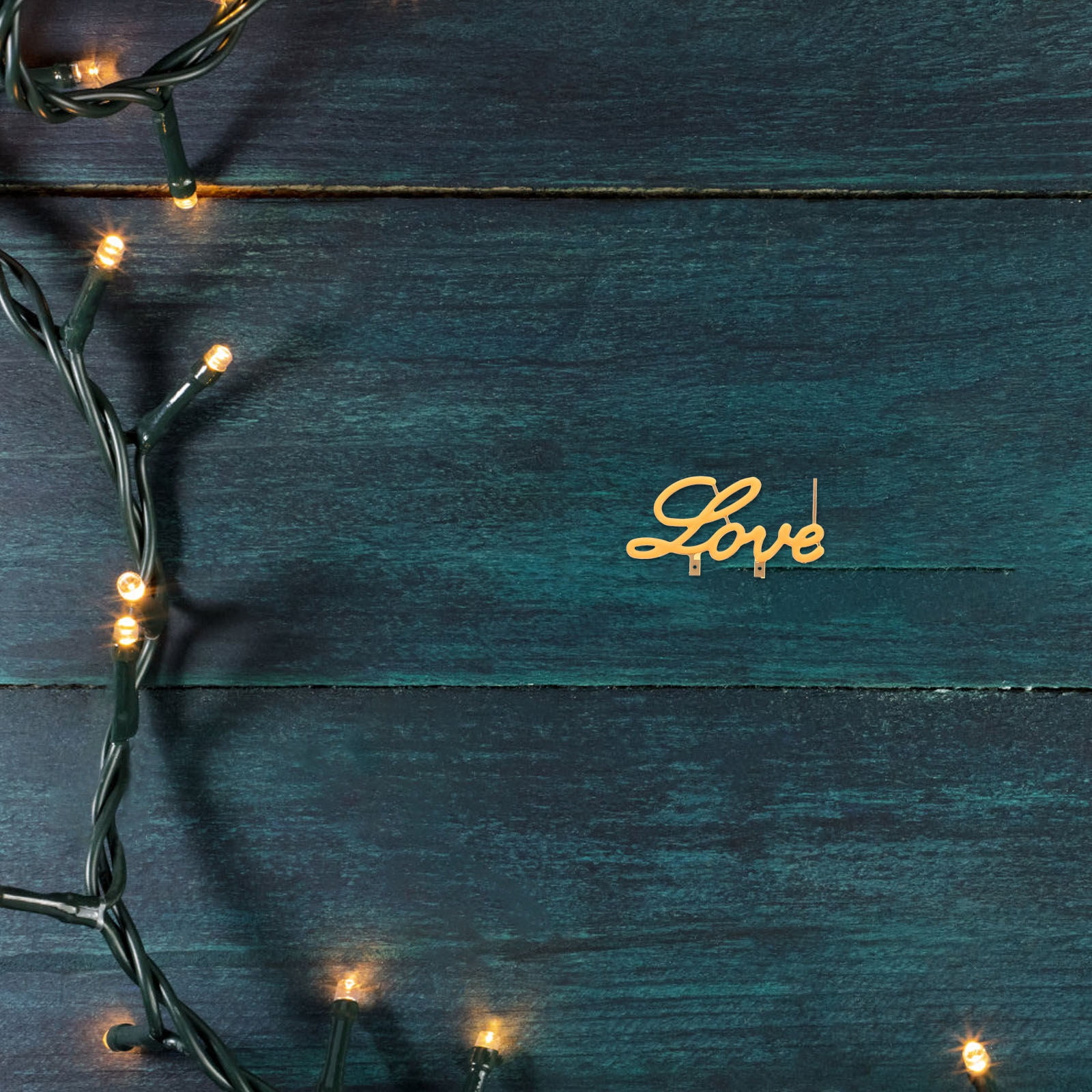 Masteelf Warm White Love LED Neon Sign Yellow Light Up Letters for ...