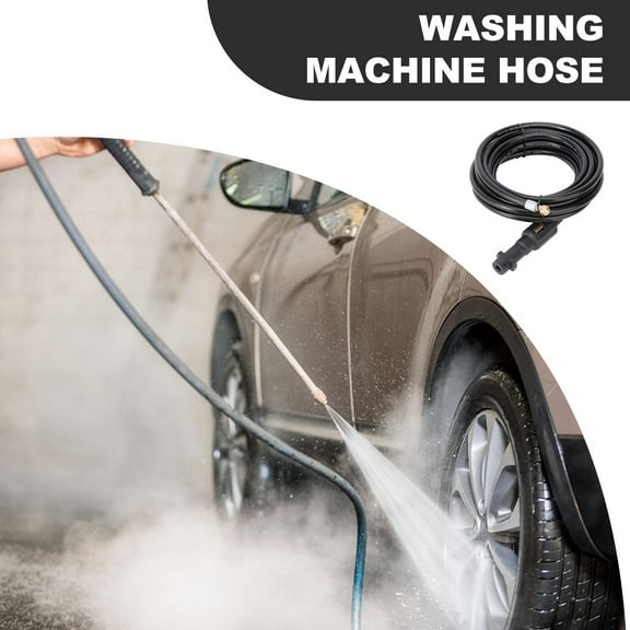 Masteelf Washer Hose Jet Washer Drain Hose Sewer Cleaning Hose 600.00X3.50X3.50CM Black