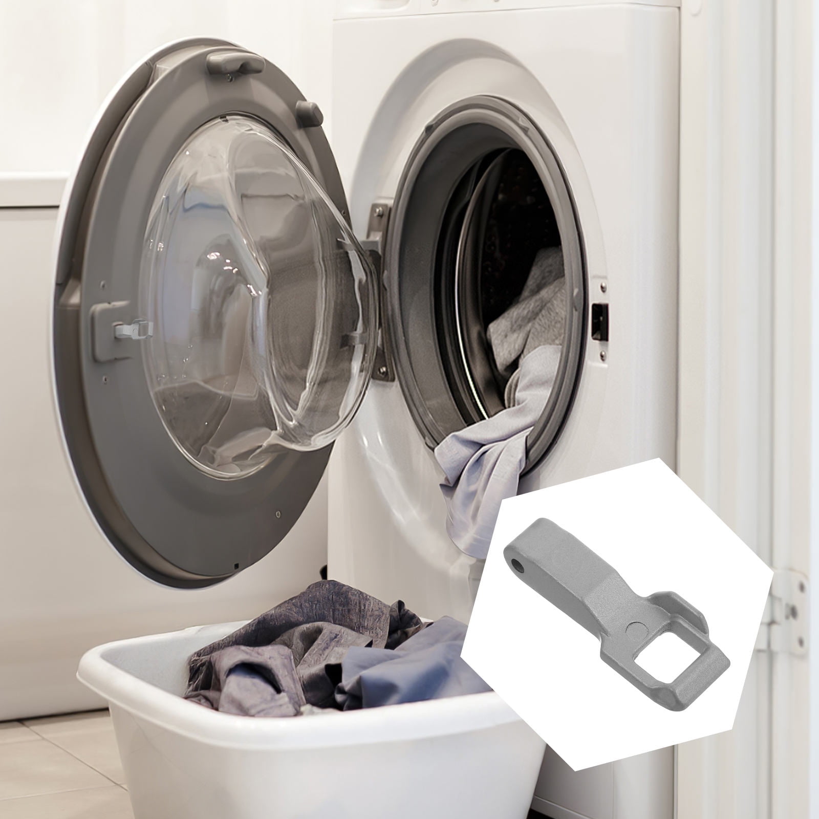 for LG (DM-3)-B04030003 Washing Machine Washer Dryer Door