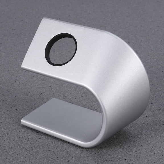 Masteelf Watch Stand Cradle U Shaped Watch Charging Dock Station Sturdy Watch Platform Holder (Silver)