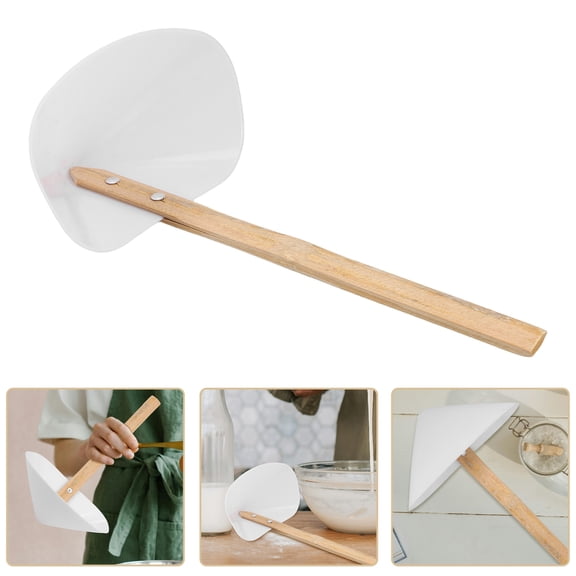 Masteelf Water Dipper Oval Water Ladle Ancient Chinese Water Scoop Rice Spoon For Kitchen Garden Bathroom Basin Shower Bucket Camping Travel