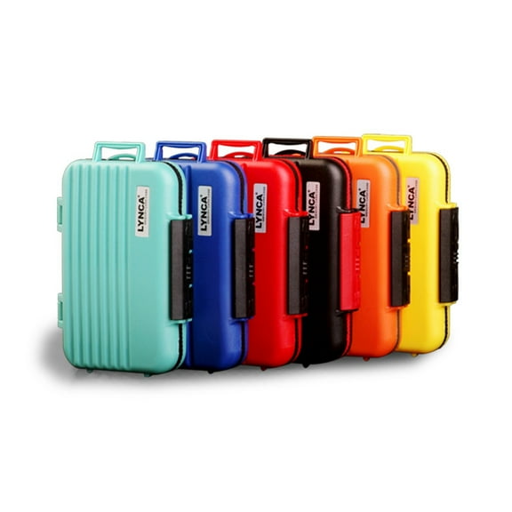 Masteelf Waterproof Card Holder Camera Storage Box 12.00X7.50X2.00CM Red