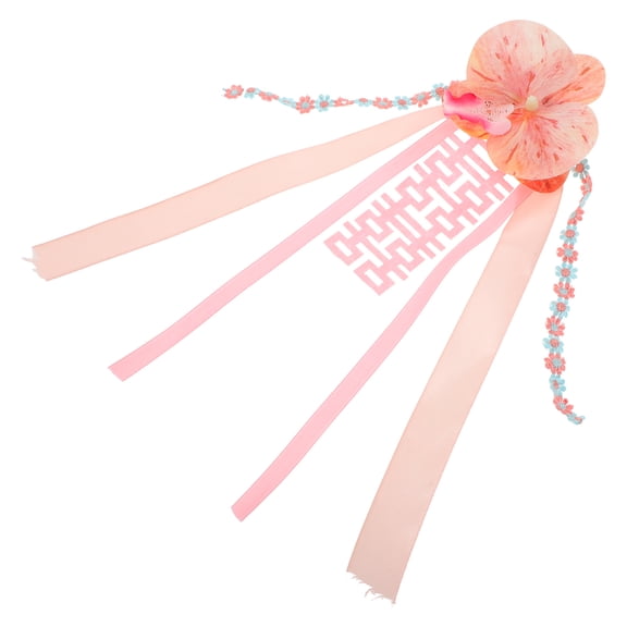 Masteelf Wedding Car Ribbon Bows And Artificial Flower Arrangement Artificial Flower Wedding Decor For Wedding Car Floral Accents And Bridal Car Handle Decoration