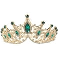 thumbnail image 1 of Masteelf  Wedding Tiara Prop Decorations Necklace Bridal Crowns Bride Child Green, 1 of 8