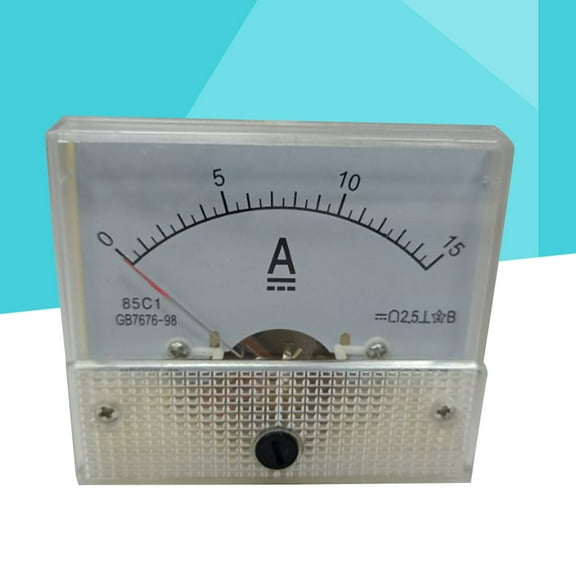 Masteelf White Analog Panel Meter for Voltmeter Use Made of Plastic and Electronic Component DC 30A