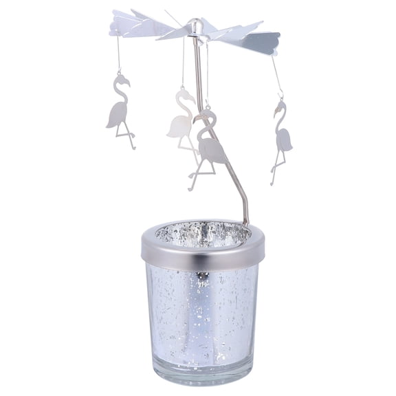 Masteelf White Metal Lighthouse Decor for Indoor Spaces Retro Candle Holder Creates Wonderful Effect 1pc