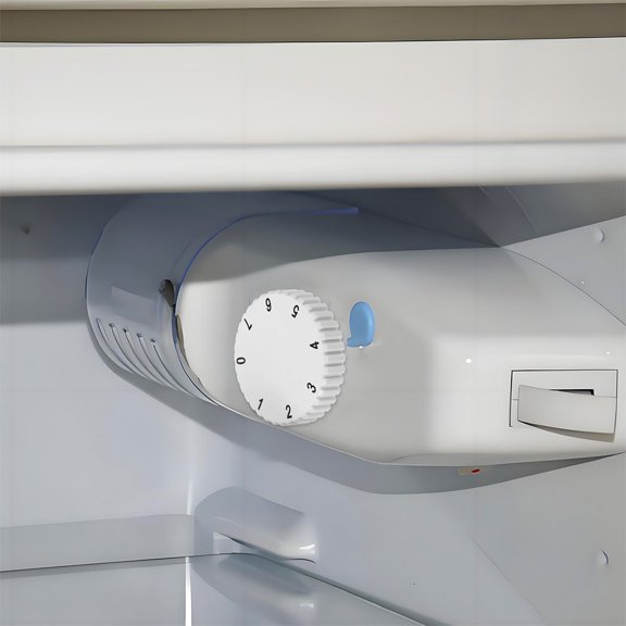 Masteelf White Plastic Thermostat Control Knob for Stove Use 4PCS Adjustable Temp Controller with 7-Position