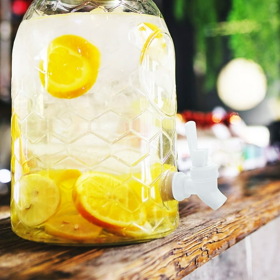 Masteelf White Polypropylene MultiFunction Drink Spigot for Home Use Suitable for Wine Beverage and Beer Buckets